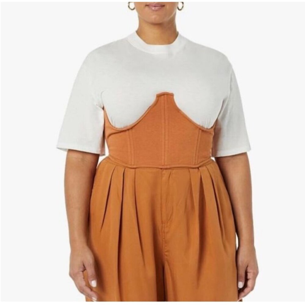 Terea Kennedy French Terry Corset Terracotta size XL NWT